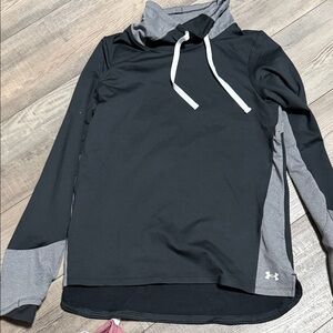 Under Armour Black and Gray Hoodie
